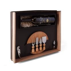 Kit Queijo E Vinho 7 peças