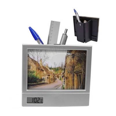 Porta Retrato com Relógio Digital para Gravação